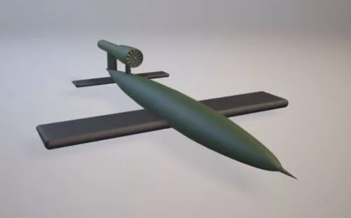 Sci-fi Fighter Spaceship 3d model