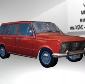 Vaz Zhiguli Car 3d model