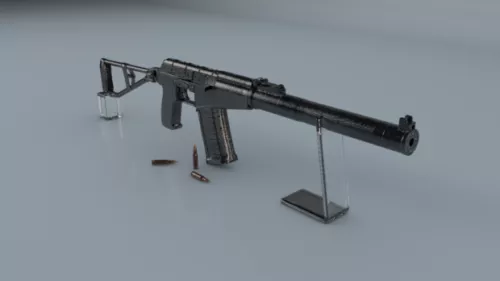 Vss Gun 3d model Vss Gun 3d model