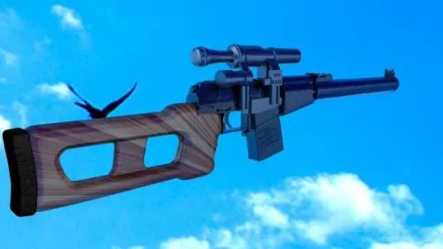 Kriss Vector Submachine Gun 3d model