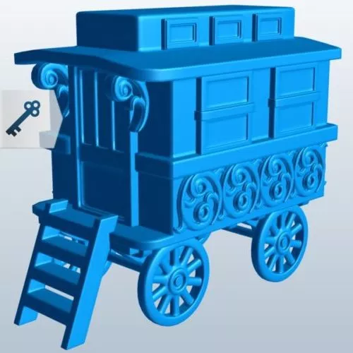 Old Train Engine Lowpoly 3d model