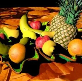Various Fruits Collection 3d model
