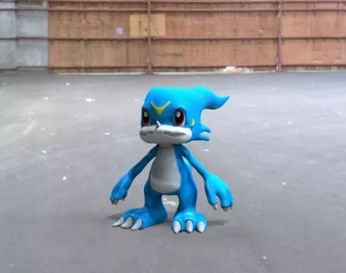 Veemon Character 3d model Veemon Character 3d model