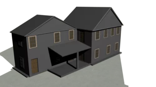 French Country Farmhouse 3d model