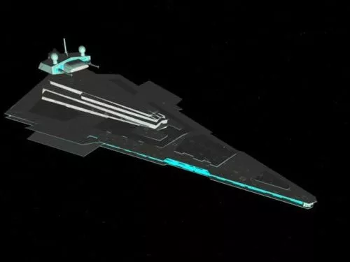 Futuristic Spacecraft Razor 3d model