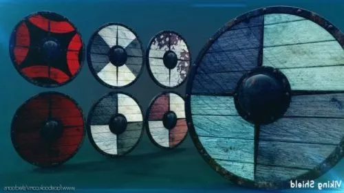 Scandinavian Viking Shields 3d model Scandinavian Viking Shields 3d model