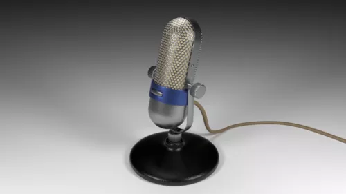 Microphone Marshall Mxl 3d model