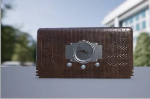 Vintage Tape Recorder Akai 3d model