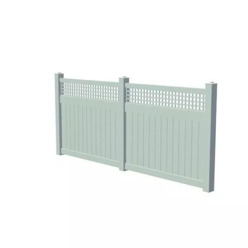 Lattice Fence 3d model Lattice Fence 3d model