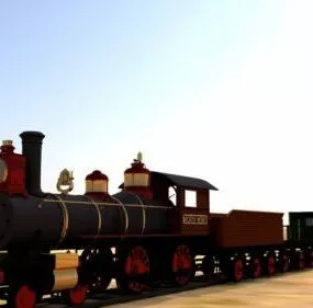 Virginia Locomotive 3d model