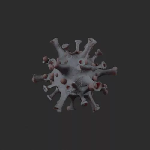 Virus 3d model Virus 3d model