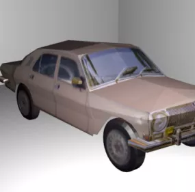 Volga Gaz-24 Car 3d model