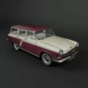 Volga Gaz M22 Car 1959 3d model
