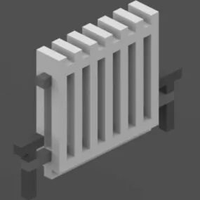 Home Voxel Radiator 3d model