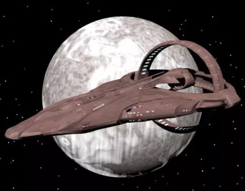 Scifi Wingship Spaceship 3d model