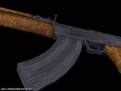 Simple Hand Gun 3d model