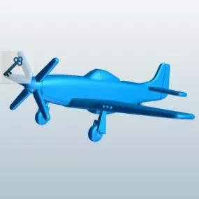 Ww2 Fighter Bomber Aircraft 3d model