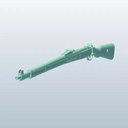 Aks74 Machine Gun Weapon 3d model