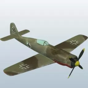 WW2 Germany Focke Aircraft 3d model