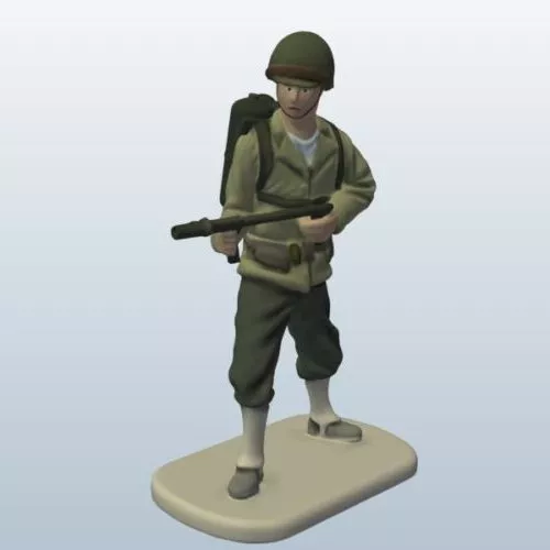 Flame Thrower Man 3d model