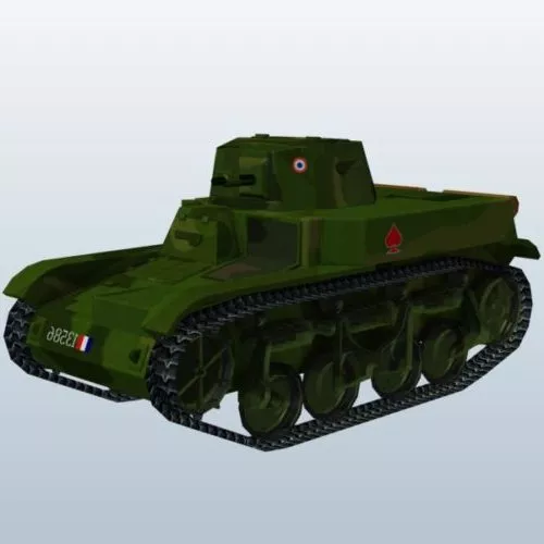 Sci Fi Robot Tank 3d model