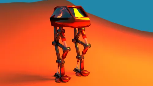 Droid Monitor Halo 3d model