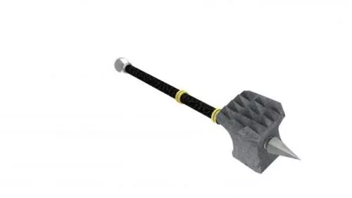 Rustic Hammer 3d model