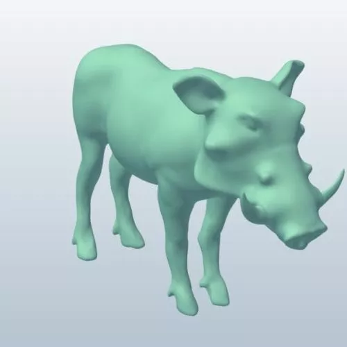 Warthog Animal 3d model Warthog Animal 3d model