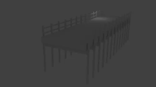 Temple Bridge 3d model