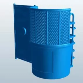 Water Dunk Tank 3d model