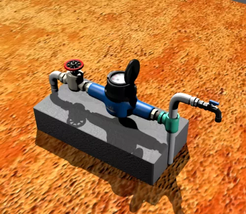 Water Meter 3d model Water Meter 3d model