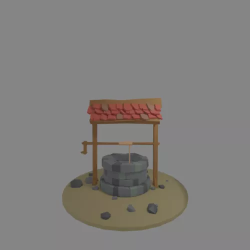 Ground Floor Tile Flower Shape 3d model