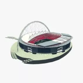 Wembley Stadium Building 3d model