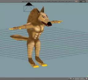 Werewolf Character 3d model