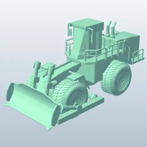 Low Truck Airplane Vehicle 3d model