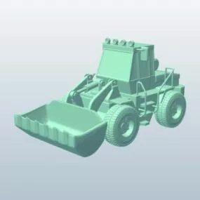 Wheel Loader Vehicle 3d model