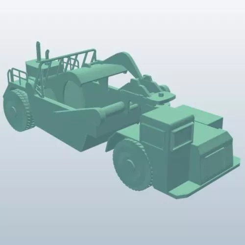 Old Train Engine Lowpoly 3d model