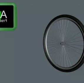 Wheel bicycle part 3d model