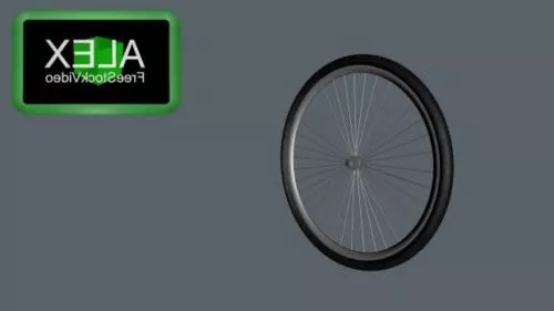 Yellow European Bicycle 3d model