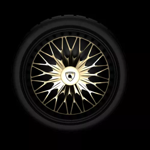 Car Tire Enkei Aegis 3d model