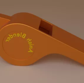 Whistle 3d model