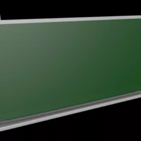 School Green Board 3d model