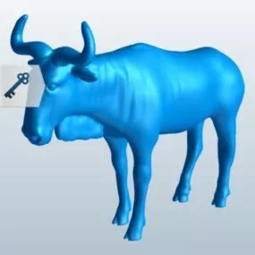 Wildebeest Printable 3d model