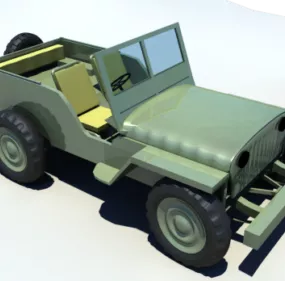 Willy Jeep Car 3d model