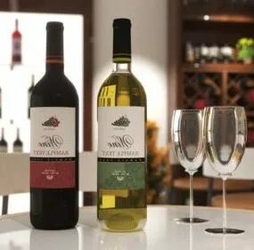 Realistic Wine Bottle V1 3d model