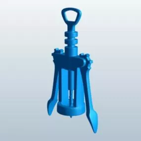 Winged Corkscrew 3d model