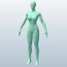 Woman Body Sculpture 3d model