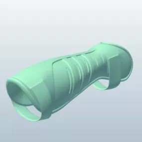Hockey Shin Guard 3d model