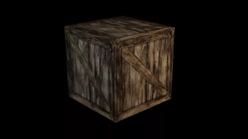 Plastic Crate 3d model