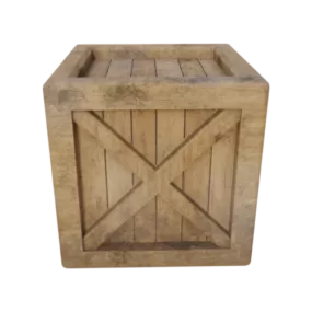 Old Wooden Crate 3d model